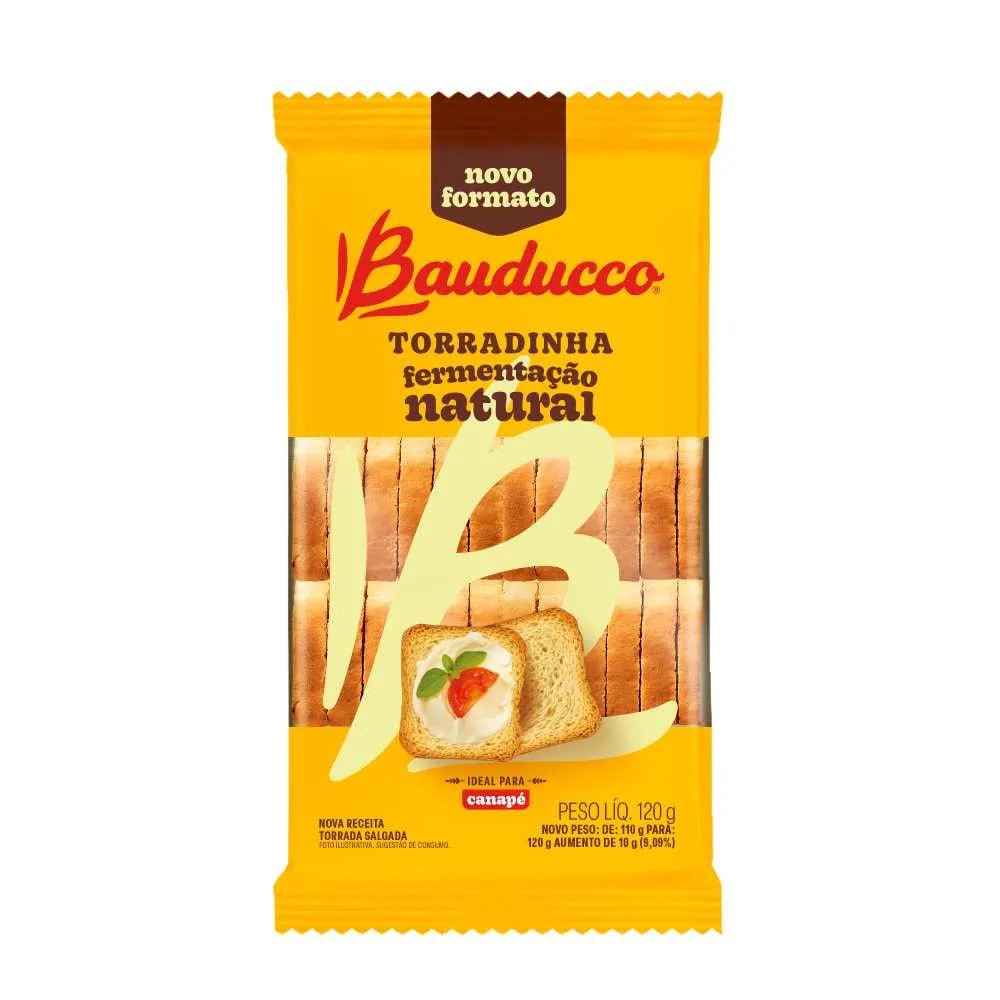 Caixa Bauducco Mini Torradinhas Tradicionais 120g 18 und.