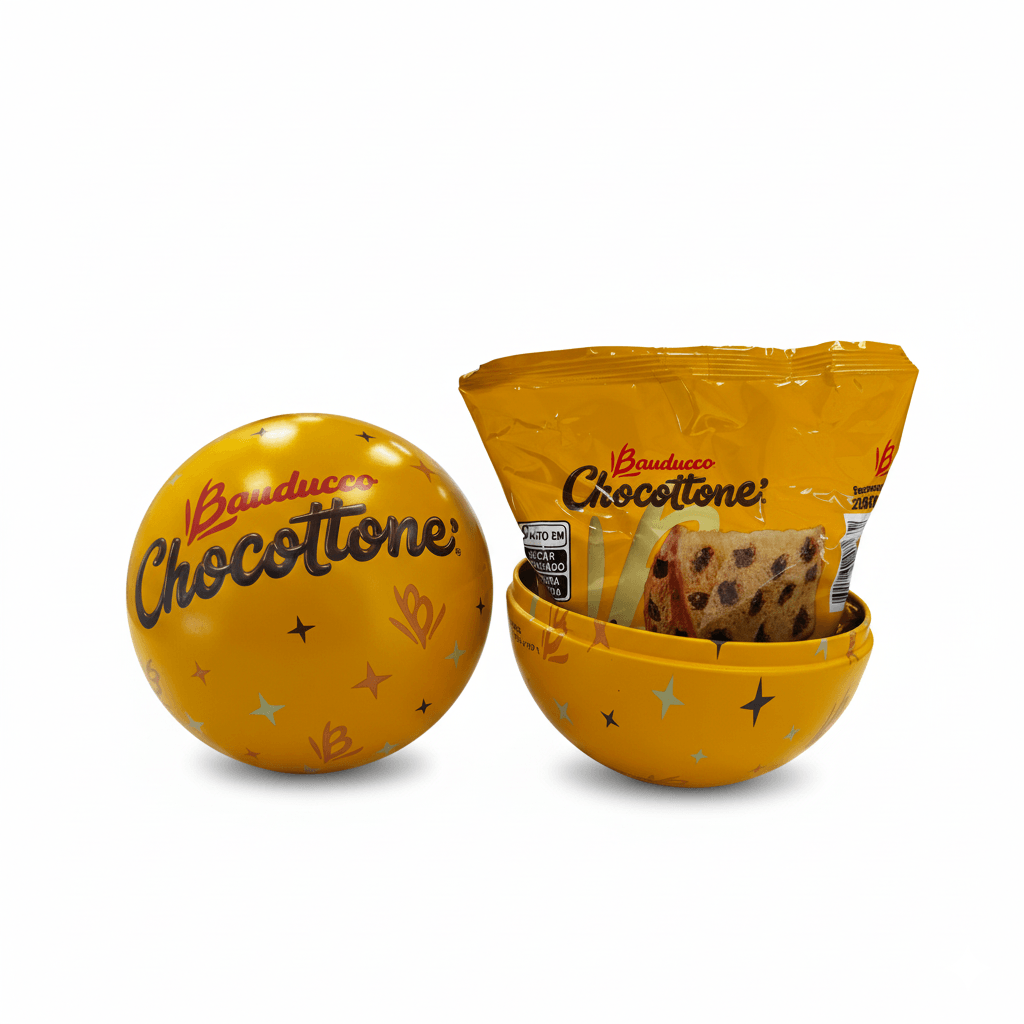Lata Bola com Mini Chocottone 80g - Image 2